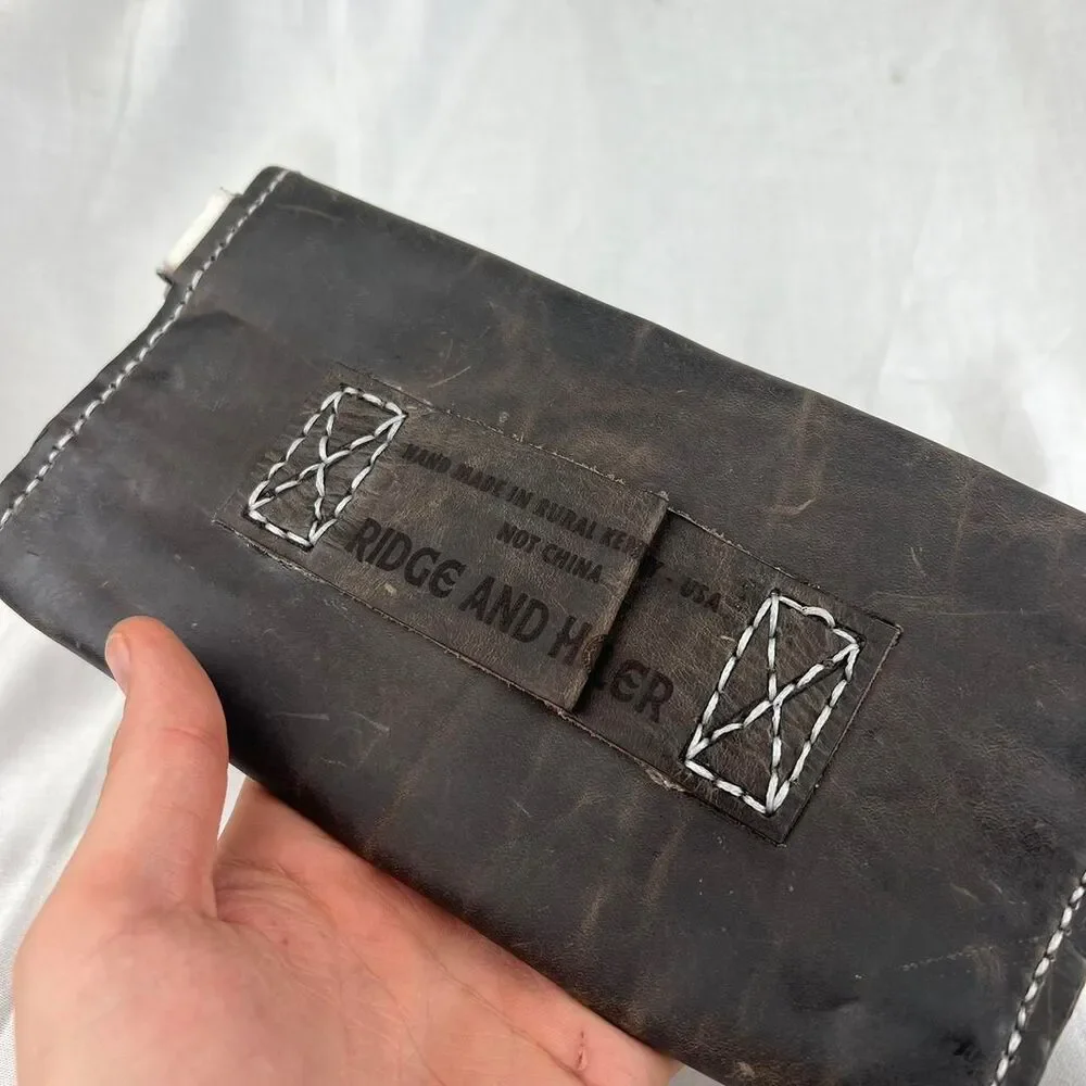 Ridge and Holler black Leather Wallet